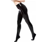 Leggings De Látex Para Mujer, Mallas De Goma Negras, Pantalones De Látex, Pantimedias,Blanco,XS