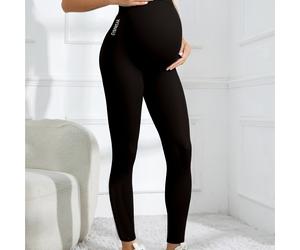 Leggings de maternidad casuales y elegantes para mujer, pantalones de yoga de elasticidad media, pantalones de chándal suaves, adecuados para otoño e invierno, ropa de maternidad, Navidad, Halloween