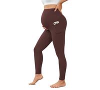 Leggings de maternidad para mujer con bolsillos sobre el vientre, pantalones de yoga para embarazo, ropa deportiva, leggings de entrenamiento