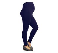 Leggings De Maternidad Talle Normal O Termo Pantalón Largo Negro Blanco Azul