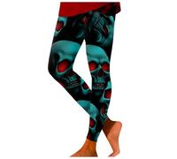 Leggings de moda para mujer, estilo informal, yoga, con cintura alta, patrón de estampado decorativo para un ajuste óptimo, amarillo claro, XXL
