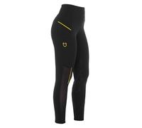 LEGGINGS DE MUJER SLIM FIT CON INSERCIONES DE MICRO MALLA