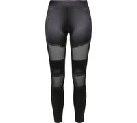 Urban Classics Ladies Shiny Tech Mesh Leggings Leggings Mujer, Negro, S
