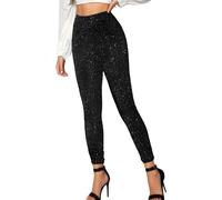 Leggings de yoga de cintura alta para mujer, con estampado celestial, leggings de entrenamiento sin costuras para fitness, correr y uso diario, tela elástica cómoda, longitud completa, plata, M