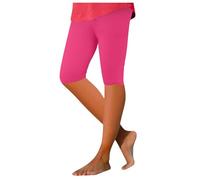 Leggings de Yoga Mujer con Encaje Cintura Alta 3 4 Capri Elasticos Levantamiento de Caderas Ajuste Flexible Elegantes para Gimnasio Jogging Ballet Baile Verano Primavera Actividades Cotidianas (XXL)