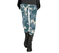 Leggings de yoga para mujer, cintura alta, de algodón, pantalones de jogging para mujer, holgados, cintura alta, pantalones de yoga, camuflaje, pantalones elásticos, leggins ajustados, pantalones de