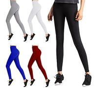 Leggings de yoga para mujer, cintura alta, de algodón, para deporte, para mujer, color negro, para yoga, para el abdomen, mallas deportivas, ajustadas, de secado rápido, pantalones de entrenamiento