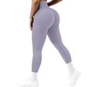Leggings de yoga para mujer - Leggings para mujer Sport Push Up Pantalones Stretch Color sólido Pantalones Skinny Confort Jegging de cintura alta sin costuras Jegging cintura elástica escultante