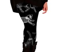 Leggings de yoga para mujer, Leoprint, pantalones de fitness largos negros ajustados, leggings estampados, elásticos, elegantes, cintura alta, pantalones para correr, Halloween, para el tiempo libre