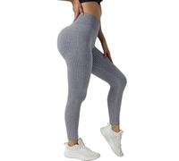 Leggings deportivos largos para mujer, pantalones de yoga para mujer, cintura alta, pantalones de jogging anticelulitis, leggings para correr, push up, leggings de compresión opacos, monocolor