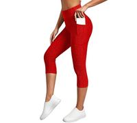 Leggings deportivos para mujer, pantalones de yoga de cintura alta 3/4, opacos, con bolsillo, panal de miel, anticelulitis, legging push-up, pantalones de deporte, elásticos, gimnasio, yoga, botines