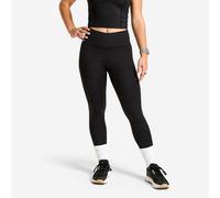 Leggings Deportivos Shape Mujer Negro-Turquesa Talle Alto Moldeadores M - W30 L31