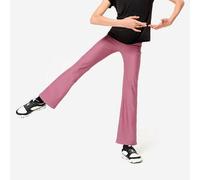 Leggings Fitness Niña Violeta Talle Alto Anchos 113-122cm 5-6A