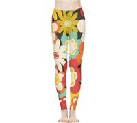 Leggings flacos impresos para mujer, comodidad, extensible, ajuste ajustado para todo el día, rojo sandía, L