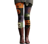 Leggings Halloween Mujer con Estampado Pantalon Yoga Elásticos Leggins Deportivos Pantalones Deporte Cintura Alta Mallas Deporte Mayas Deportivas Jogging Mallas Termicas Estampados para Fiesta Cosplay