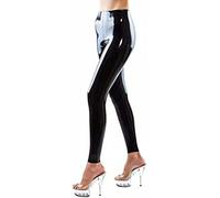 Leggings Latex Goma Goma Party Negro Entallado 0.4mm,Naranja,yo
