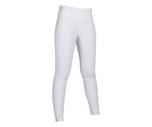 Leggings -Lisa- culera full silicona HKM - blanco / 158/164