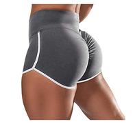 Leggings Mujer Cortos Gym Running Leggings Cortos Deportivos Push Up Anticeluliticos Transpirable Leggins Corto Cintura Alta Deporte Opaco Scrunch Talla Grande Pantalones Shorts Pilates Training 2025
