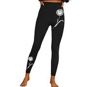 Leggings Mujer Deporte Yoga Apretado Estampado Flores Negro Blanco Confort Talle Alto Ocio Moda Pantalones Seguridad Falda Bragas Mujer, gris oscuro, L