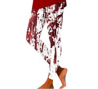 Leggings Mujer Estampado Manchas de Sangre Zombie Elásticos Halloween Disfraz Fiesta Temática Carnaval Comodidad