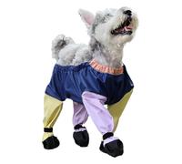 Leggings para botas con de perro, botas de lluvia para perros - Pantalones para perros | Botas con tirantes ajustables impermeables para perros de compañía con correas ajustables para exteriores