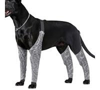 Leggings para botas para perros: fundas ajustables y resistentes a la suciedad, pantalones y mangas para perros para evitar fugas, cubiertas impermeables para las piernas delanteras y traseras