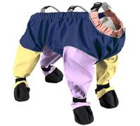 Leggings para mascotas de uso múltiple con cubiertas antideslizantes para los pies, pantalones de perro de PU para protección activa del suelo del perro, arañazos, pantalones cómodos para perros