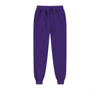 Leggings para mujer, cintura alta, control de abdomen, opacos(púrpura M)