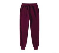 Leggings para mujer de cintura alta con control de abdomen opacos(Borgoña M