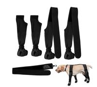 Leggings per cani Con, Bretelle per per cani | Protezioni per zampe impermeabili, morbidi per cuccioli | Stivaletti per Abbigliamento per animali domestici antiscivolo regolabi