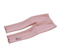Leggings térmicos de forro polar para niñas, leggings forrados con estampado cálido de invierno para niños, pantalones gruesos y cálidos para niños pequeños, Rosa., 5-6 años
