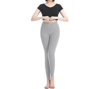 Leggings térmicos negros con revestimiento de cintura alta, color gris, negro, cintura alta, moda, casual, alta elasticidad, hasta el tobillo, térmicamente cálidos, recién nacidos, invierno, gris, 3XL