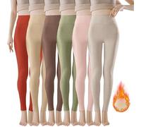 Leggings térmicos para mujer, pantalones térmicos para mujer, forrados de invierno, leggings térmicos con forro polar, cintura alta, pantalones térmicos, opacos, pantalones deportivos de invierno
