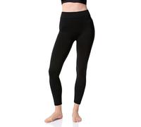 Leggings térmicos para mujer sin costuras con forro polar interior cálido en un paquete de 2, negor, XL-XXL