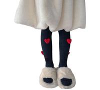 Leggings térmicos sólidos para bebés y niñas, calzas térmicas cálidas y suaves para niños, mallas de pelo artificial para frío, versátiles y cálidas para niños, D, XL