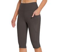 Leggins 3/4 Mallas Deportivas Mujer con Bolsillo Chic De Verano Deporte Leggings Piratas por Encima De La Rodilla Deporte Moda Urbana Callera Pantalones Cortos Correr Yoga