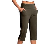 Leggins Anticeluliticos Mujer 3/4 Sin Costuras Pantalones Capri Cintura Alta Suave Ropa Pilates Yoga Push Up Talla Grande Mallas Pirata Fitness Transpirable Con Bolsillo Opaco Ciclista Running
