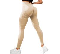 Leggins anticelulíticos mujer compresión 3D push up esculpture lipedema de compresión control graduado anti celulitis leggings deportivos cintura alta sin costuras fitness yoga pantacollant, verde