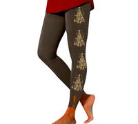 Leggins Anticeluliticos Mujer, Mallas Mujer Celulitis Cintura Alta Elasticos Estampado Navideño Transpirable Casual Fitness Leggings Moda Secado Rápido Sin Costuras Ajustados Pants Festival Fiesta