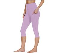 Leggins Deportivos Mujer,Mis Pedidos Mallas Deporte Mujer con Bolsillos Mallas Piratas 3/4 Push Up Fitness Cintura Alta Pantalones Capri Opacos Cómodo Leggings Elasticos para Yoga Pilates Jogging