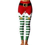 Leggins Deportivos Mujer Navidad Estampado Gracioso De Árboles Y Luces Parpadeantes para Deporte Leggins Mujer Navidad Suaves Y Cálidos para Usar En Posadas con Amigos