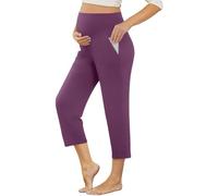 Leggins Deportivos Mujer Pantalon Premama Pantalones Embarazada Negro Ropa Deportiva Para Leggings Maternity Vaqueros Mayas Deportivas Lactancia Invierno Cintura Elastica Pantalón Deportivo Medias