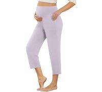 Leggins Deportivos Mujer Pantalon Premama Ropa Deportiva Leggings Termicos Embarazada Invierno Deportivo De Yoga Pantalones Deporte Mayas Deportivas Jersey Lactancia Pijamas Ajustable 2XL Maternidad