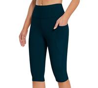 Leggins Deportivos Mujer Push Up Deporte Cortos Leggings Capri Talla Grande Antirozaduras Transpirable Leggins 3/4 Cintura Alta Anticeluliticos Bolsillo Mallas Elasticos Training Ciclismo Pilates 2025