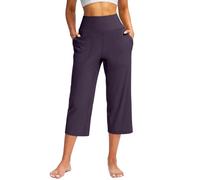 Leggins Deportivos Mujer Push Up Sin Costuras Pantalones Capri 3/4 Transpirable Mallas Pirata Cintura Alta Talla Grande Leggings Cortos Deporte Jogging Suave Con Bolsillo EláSticos Running Fitness