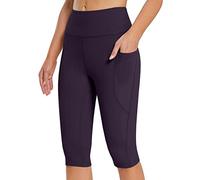 Leggins Mujer Push Up Deporte Push Up Cortos Leggins Capri Cintura Alta Antirozaduras Transpirable Mallas 3/4 Talla Grande Control De Barriga Bolsillo Leggings Elasticos Fitness Correr Gimnasio 2025