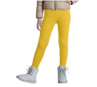 Leggins Termicos Niña,Cintura Elástica Alta Leggings Térmicos para Niñas y Niños Otoño/Invierno Corte Ajustado Color Sólido Pantalones Deportivos Cómodo y Cálido Mallas Ropa Interior Niña 3-13 Años