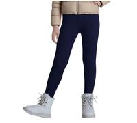 Leggins Termicos Niña,Cintura Elástica Alta Leggings Térmicos para Niñas y Niños Otoño/Invierno Corte Ajustado Color Sólido Pantalones Deportivos Cómodo y Cálido Mallas Ropa Interior Niña 3-13 Años