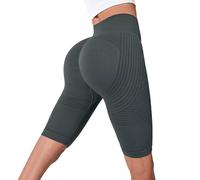 Leggins Vivacuerpo 3D Anticelulitico,Viva Cuerpo Anticelulitis Leggings Mujer Push Up, Vivacuerpofit Plumi Celulitis Compresión 3D Leggin, Mallas Cortas de Mujer para Yoga Fitness Pilates Ciclista-5