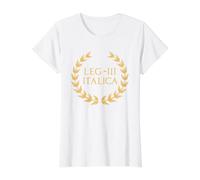 Legio III Itálica Legión Romana Camiseta gráfica económica, Mujer, Blanco, S